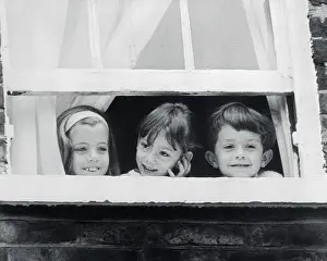 Caroline Kennedy Playing Peek-A-Boo With Her Cousins