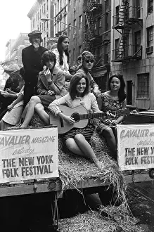 Folk Music Prints: Carolyn Hester Promotes The New York Folk Festival