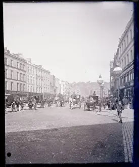 Cork Prints: Carriages Moving Along St. Patrick's Street