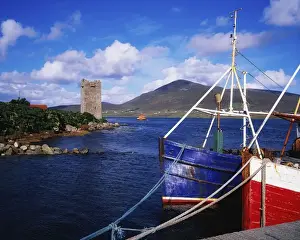 Carrickkildavnet Castle, Achill Island, County Mayo, Ireland