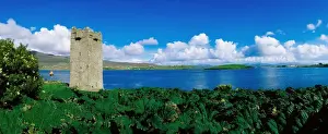 Carrickkildavnet Castle, Achill Island, County Mayo, Ireland