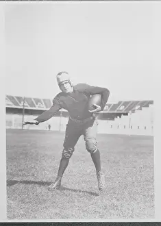 Newton Prints: Bill Carroll in Football Play Position