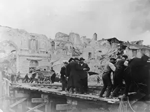 World Earthquake Europe Prints: Carrying Off Debris