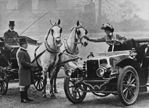 Transport Europe Prints: Cars And Horses