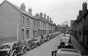 Saloon Car Prints: Cars Parked
