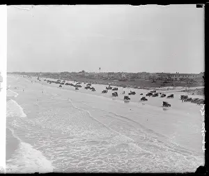 Cars Parked on the Beach