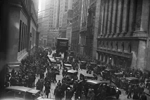 Crash Prints: Cars and People On Wall Street