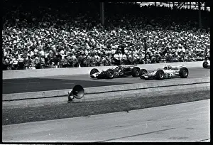 Foyt Prints: Cars Racing in Indianapolis 500