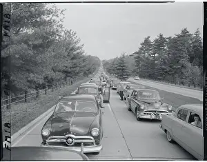 Cars Waiting in Traffic
