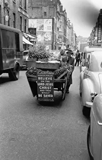 Barrow Prints: Cart With Message