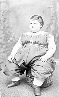 Time Captured: Vintage Art: Carte de visite portrait of '300 Pound Girl' from Circus Sideshow