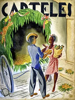 Benitez Prints: Carteles: Fruit Seller