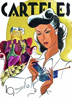 Benitez Prints: Carteles: Knitting So Young