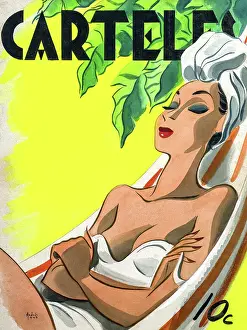 Benitez Prints: Carteles: Sleeping in the Hammock