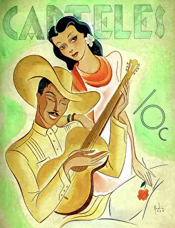 Benitez Prints: Carteles: Stumming Her Favorite Tune