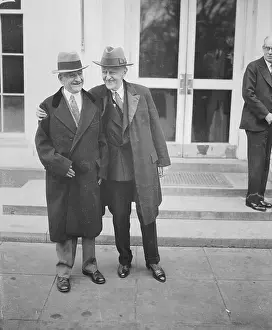 Carter Glass Conversing with William H. Woodin