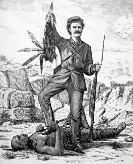 Policy Prints: Cartoom Criticizing U.S. Army Vs.Indian