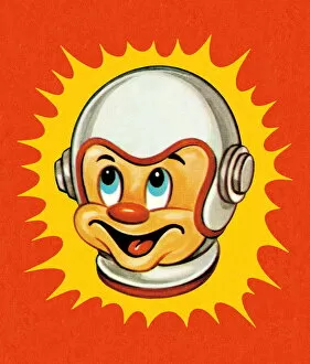 Images Dated 20th April 2015: Cartoon Astronaut Character