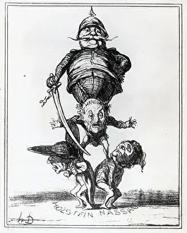 Cartoon Of Austrian On Top Of Others