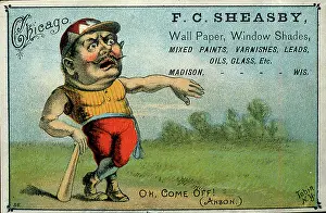 Arc0009001 Prints: Cartoon Cap Anson Trade Card