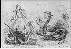 Cartoon of Copperhead Party
