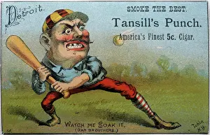 Arc0009001 Prints: Cartoon Dan Brouthers Trade Card