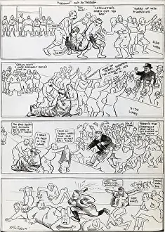 Cartoon Depicting Presidential Race