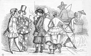 Partnership Prints: Cartoon Depicting Women's Clothing