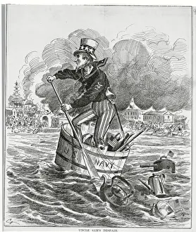 Cartoon Including Uncle Sam