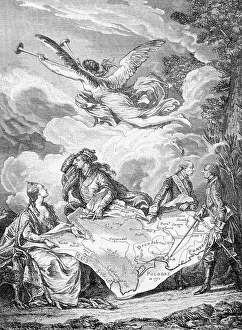 Empress Prints: Cartoon of Partition of Poland