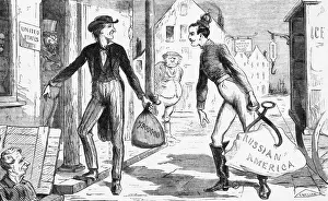 Alaska Prints: Cartoon Ridiculing US Purchase of Alaska