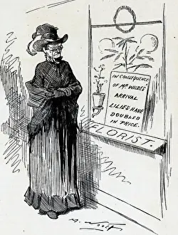 Lily Prints: Cartoon Satirizing Oscar Wilde