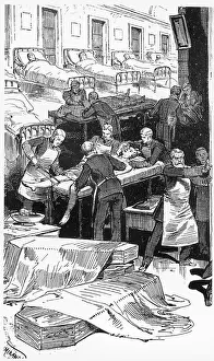 Risk Prints: Cartoon of Surgeons Performing Unnecessary Surgery