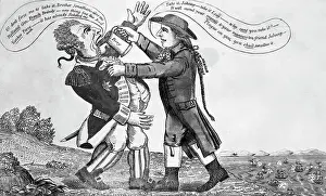 Fleet Prints: Cartoon;British Losses To Perry;1812War