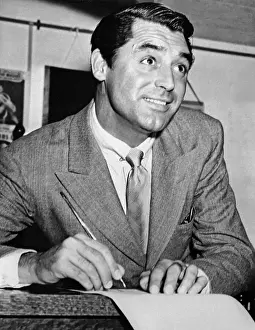 Cary Grant with His US Citizenship Papers