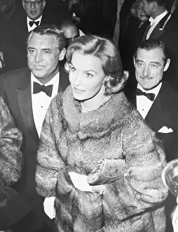Cary Grant and Dina Merrill at Premiere