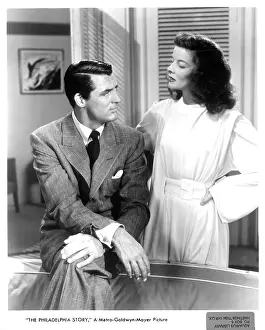 Cary Grant And Katharine Hepburn In The Philadelphia Story
