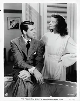 Cary Grant And Katharine Hepburn In The Philadelphia Story