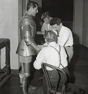 Cary Grant Wearing Suit of Armor
