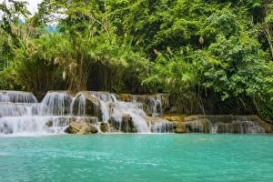 Vegetation Collection: cascade, exterior views, little, luang prabang province, rain forest, tourist attractions