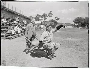 Casey Stengel with Bob Quinn