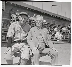 Casey Stengel with Bob Quinn