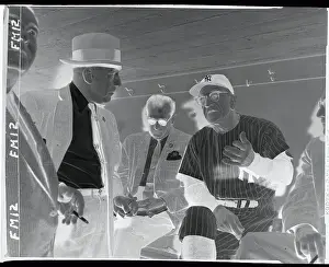 Ford C Prints: Casey Stengel with Ford Frick