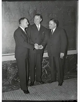 Joseph V Prints: Casey Stengel Being Honored at Baseball Writer's Association