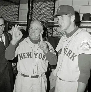 Pitcher Prints: Casey Stengel and Jay Hook