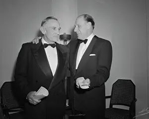 Casey Stengel with Leo Durocher