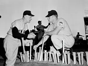 Advising Prints: Casey Stengel and Mickey Mantle in Conversation