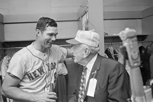 Martin Prints: Casey Stengel Talking with J. C. Martin
