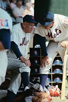 Advising Prints: Casey Stengel Talking with Ron Swoboda