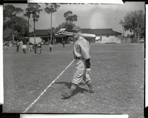 Casey Stengel Walking Across Field